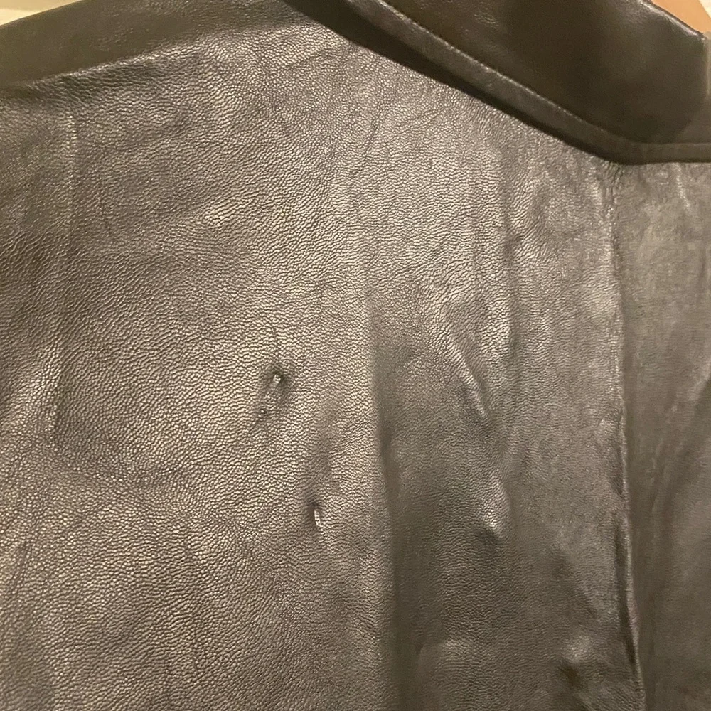 SHEIN women leather